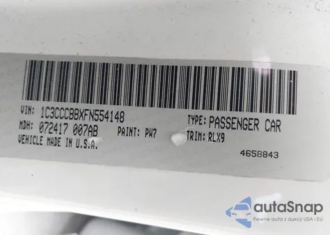2015 Chrysler 200 S from USA, damaged, VIN 1C3CCCBBXFN554148